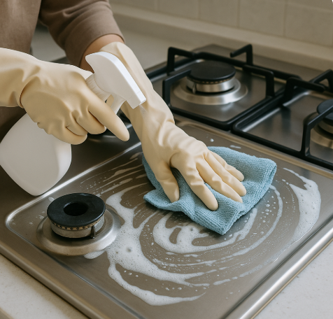 가스레인지 청소사진