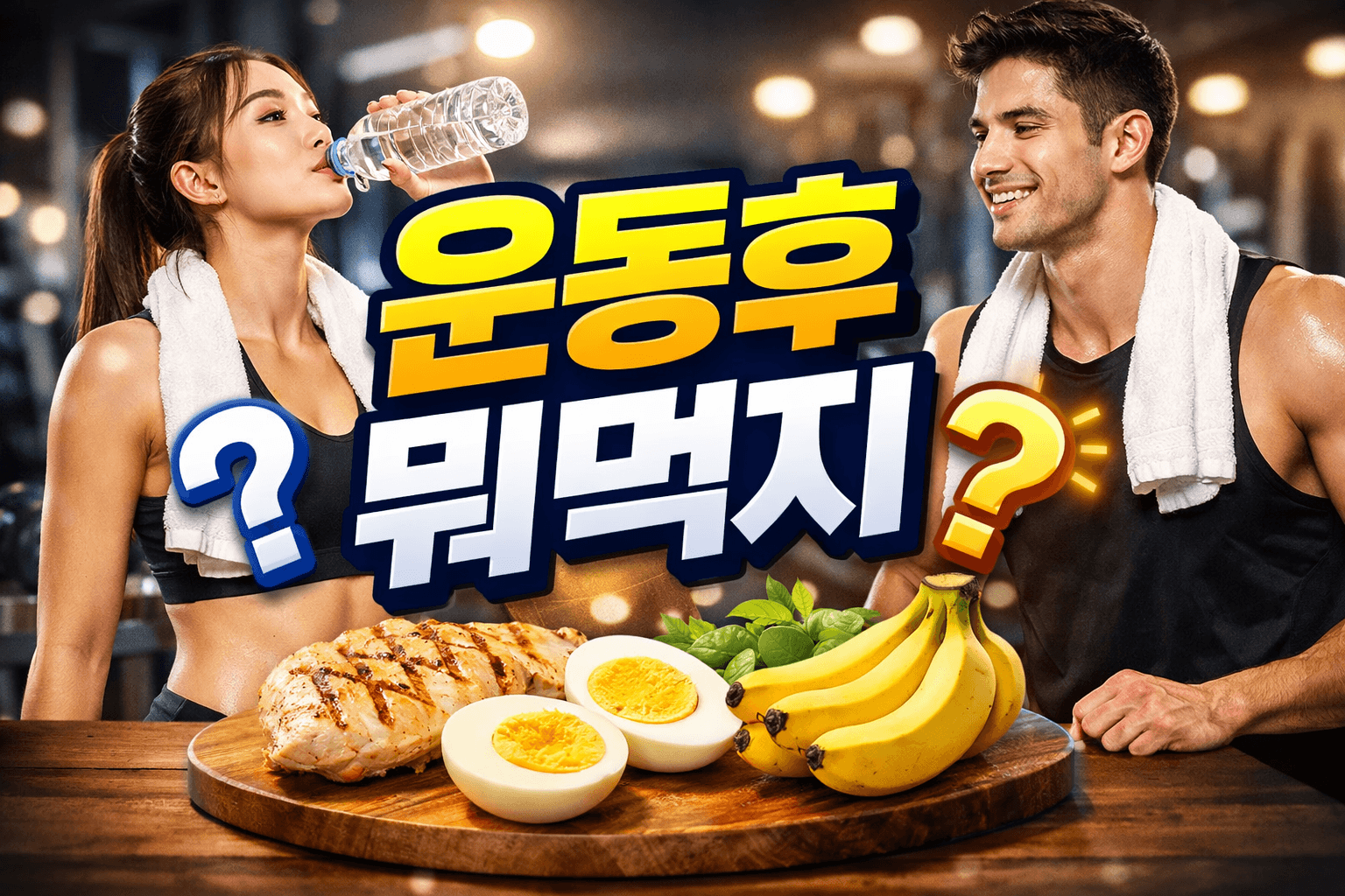 근손실 막고 회복 빠르게! 운동 효과 2배 높이는 운동 후 회복 음식