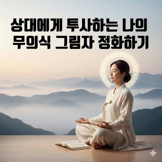 관계의 갈등 해소: 상대에게 투사하는 나의 무의식 그림자 정화하기