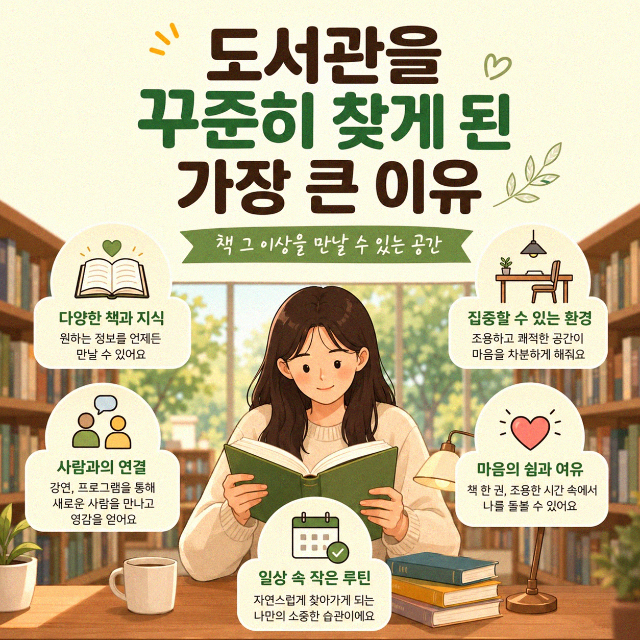 도서관을 더 자주 가게 된 이유, 내 돈 나가는 지출이 줄었다