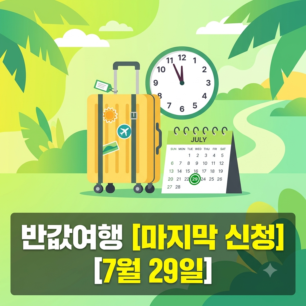 대한민국 반값여행 4차 신청안내
