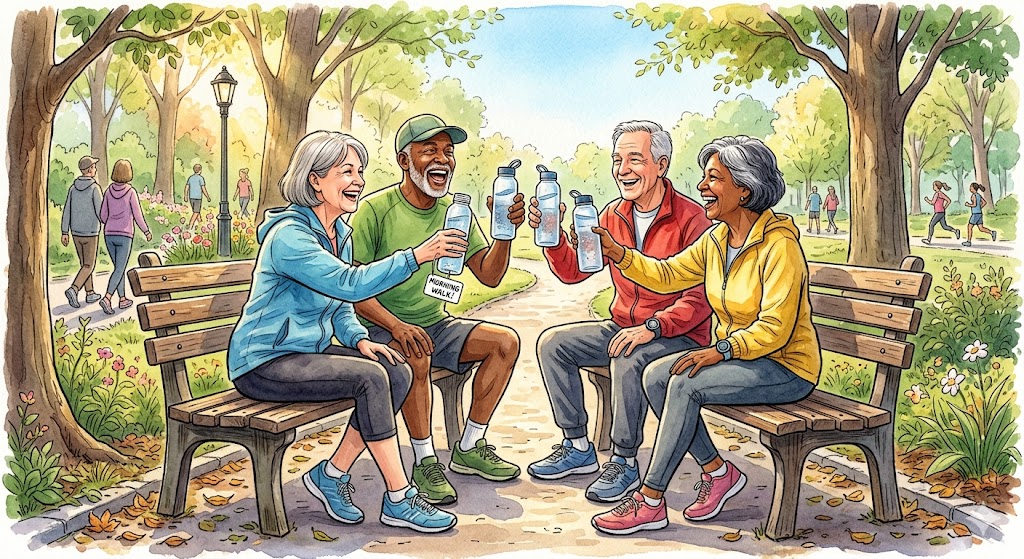 산책 친구들과의 모임