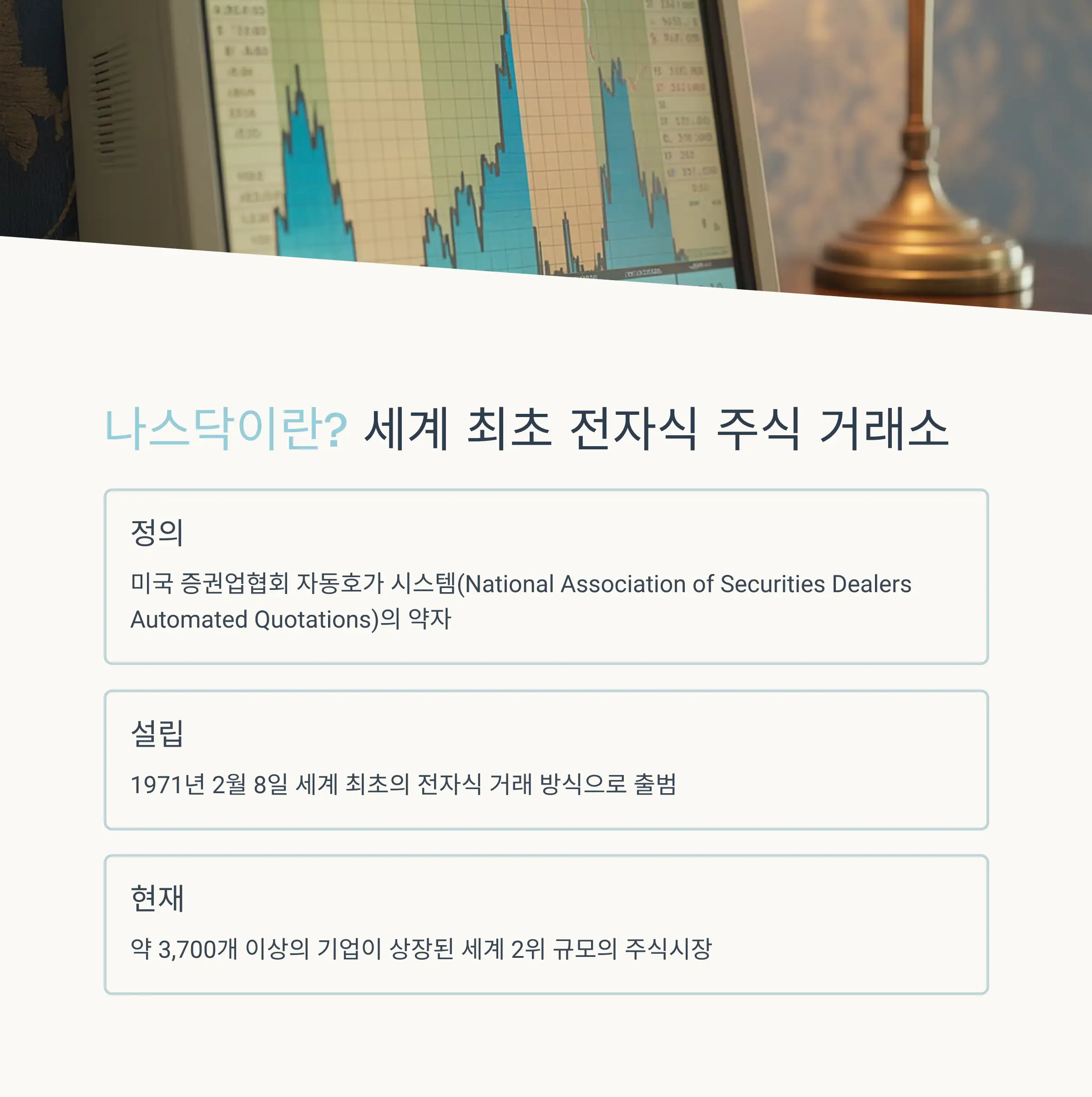 나스닥의 특징과 구조