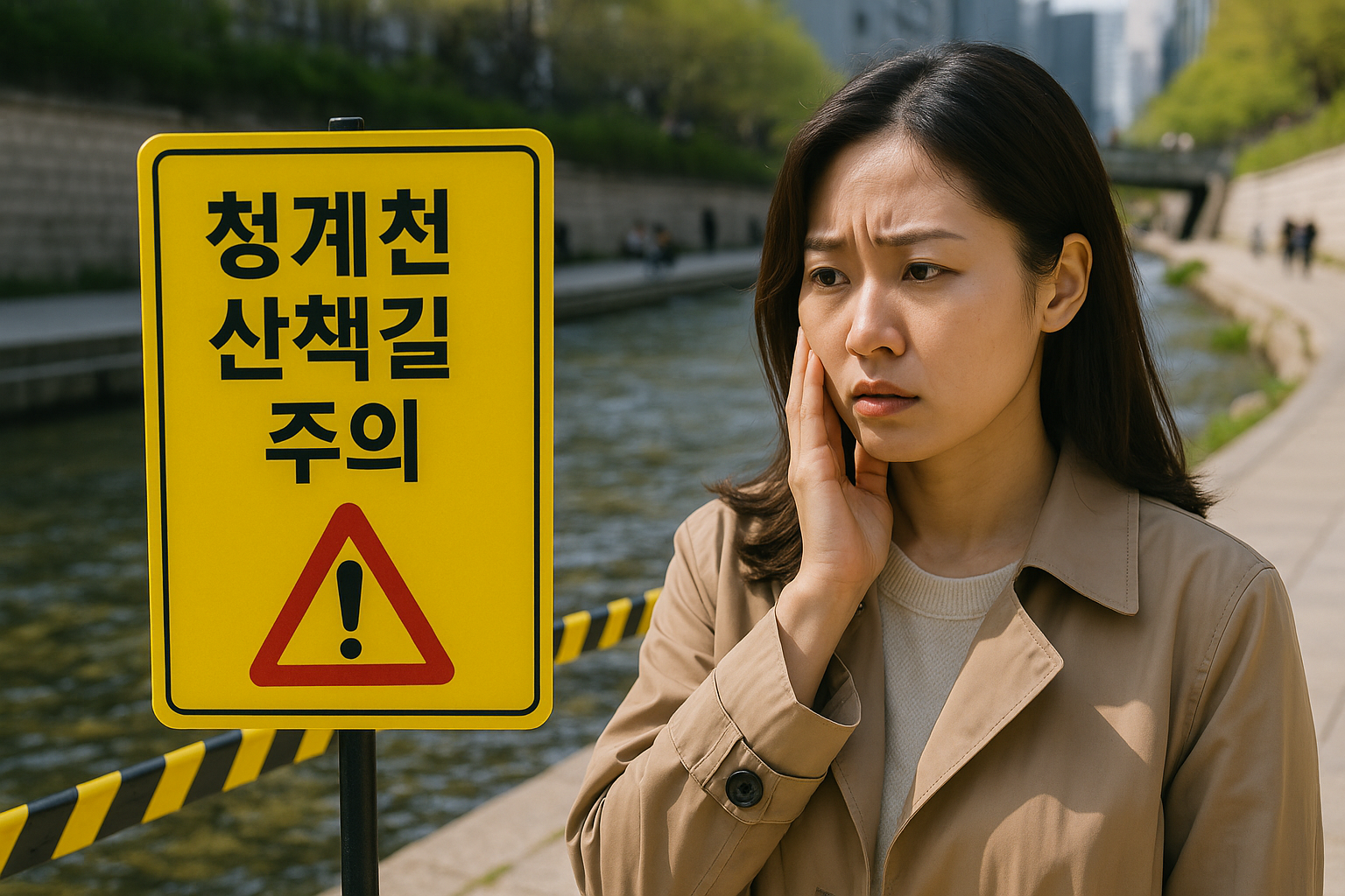 청계천_석면 검출 주의