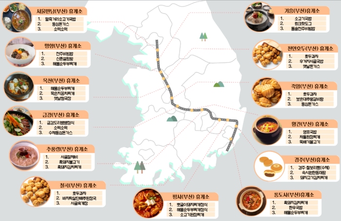 경부고속도로 부산방향 맛집