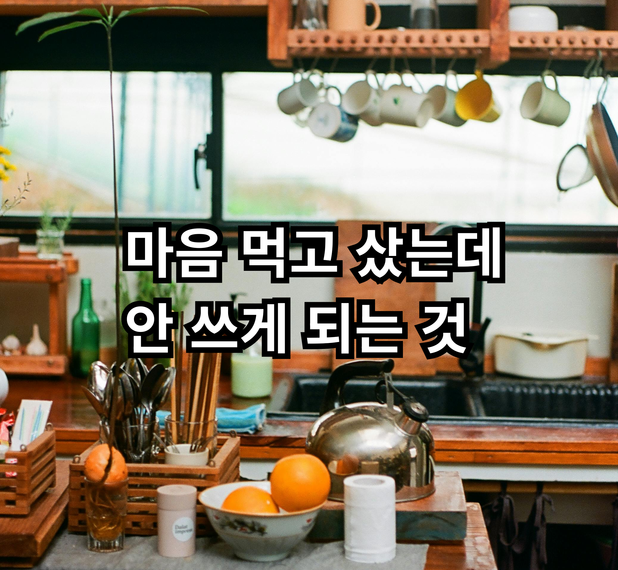처음에는 꼭 필요해 보였지만 실제 자취 생활에서는 사용빈도가 낮아지는 가전 정리