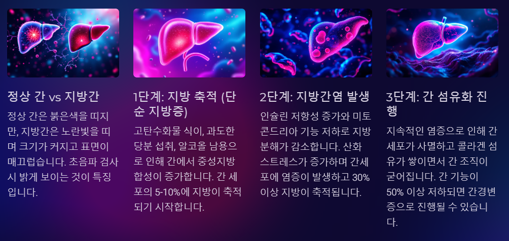 지방간 진행과정