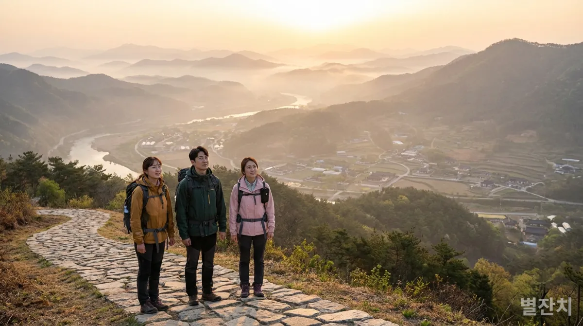 지속 가능한 선한 영향력을 위한 마음가짐을 보여주는, 밝은 미래를 향해 나아가는 한국인의 모습