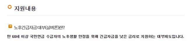 국민연금 담보대출 실버론 자격조건 신청방법