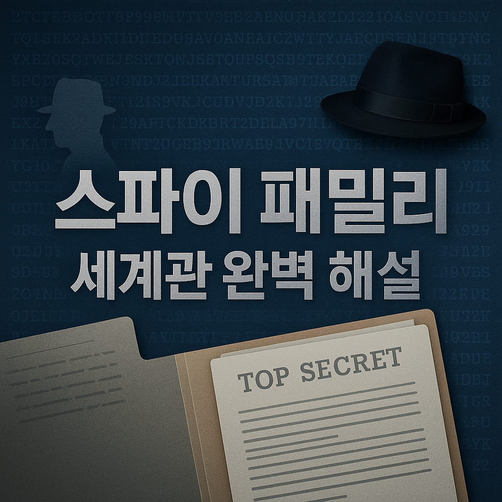 스파이 패밀리 세계관 완벽 해설