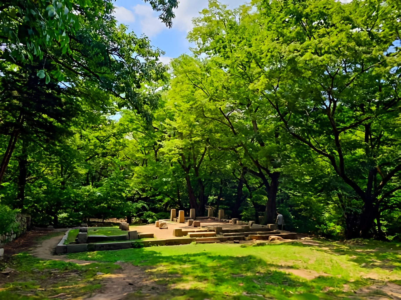 부암동 백사실 계곡 쉼터
