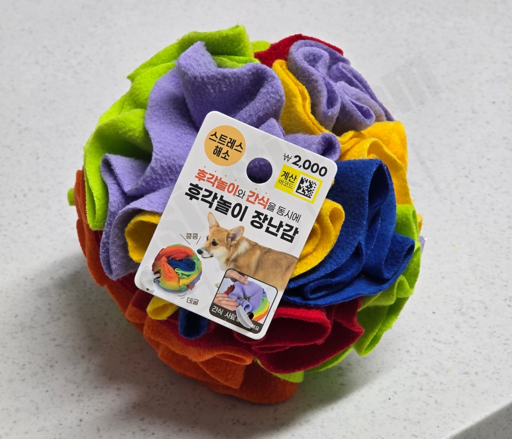 다이소 강아지 후각놀이 장난감