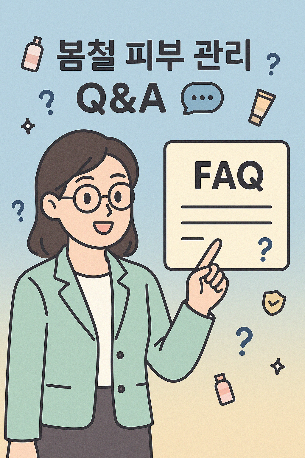 봄철 피부 관리법 10가지 : 당기는 피부 완전 정복하기