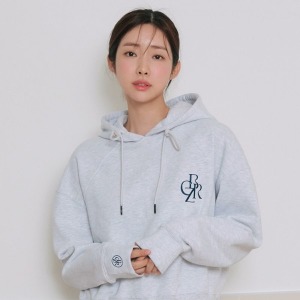 시티브리즈 22FW 로고 자수 후드티 MELANGE
