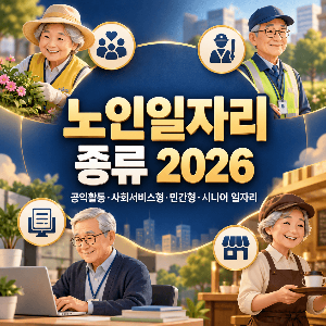 노인일자리-종류-2026-공익활동-사회서비스형-민간형-시니어일자리