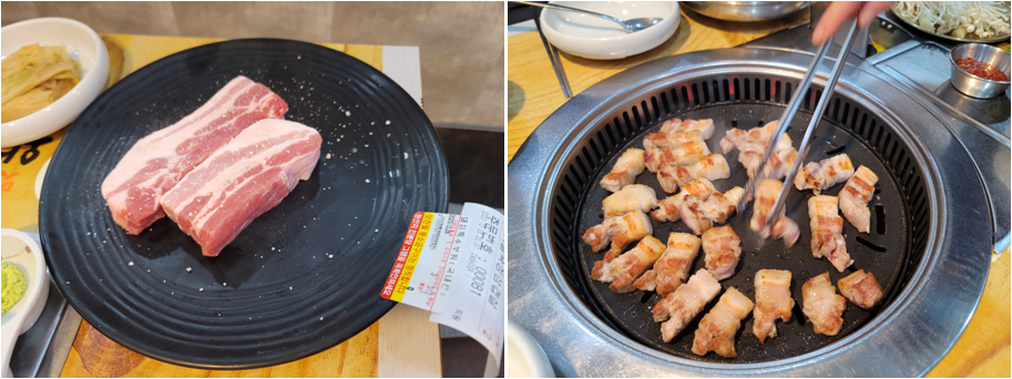 맛찬들왕소금구이 14일 숙성삼겹살