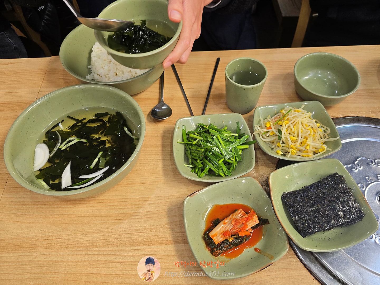 운중골낙지마당 반찬