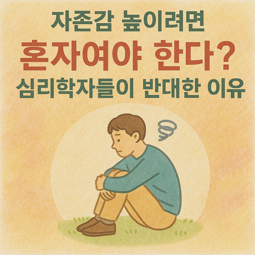 혼자여야 한다? 심리학의 시각