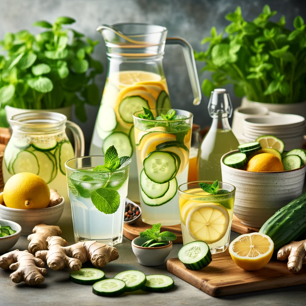 집에서 쉽게 할 수 있는 디톡스 음료 레시피