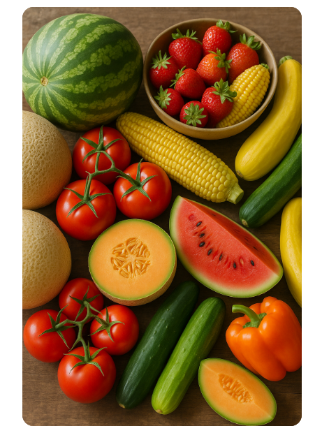 여름 제철 건강식품