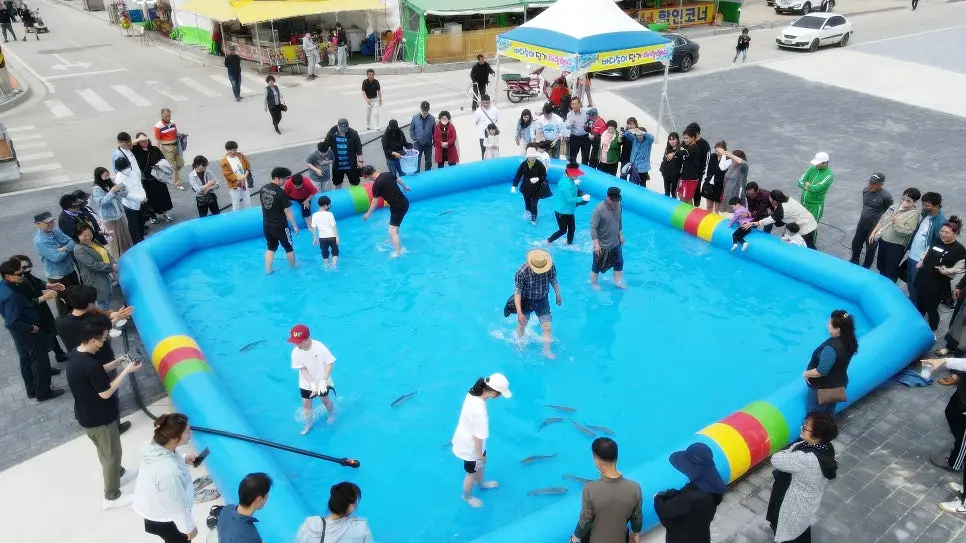 송어 잡이 체험