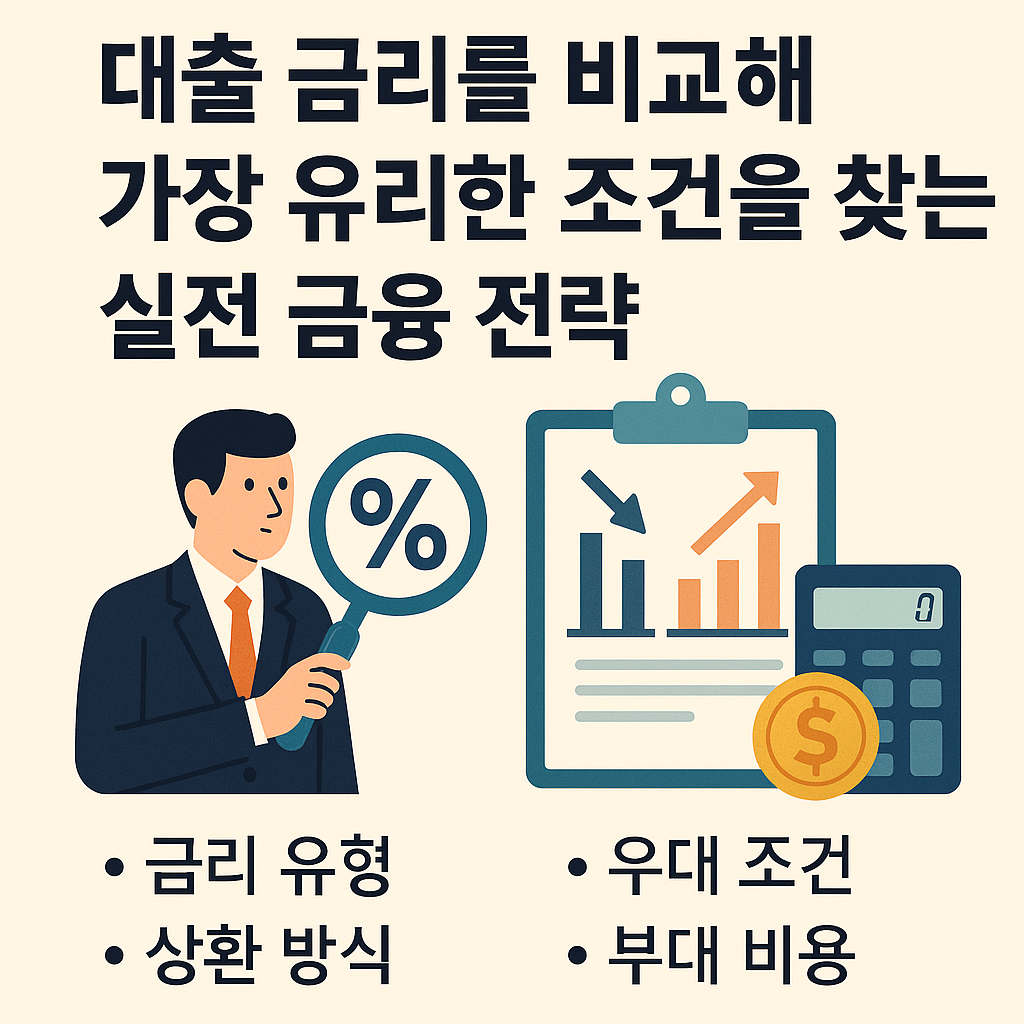 대출 비교 인포그래픽