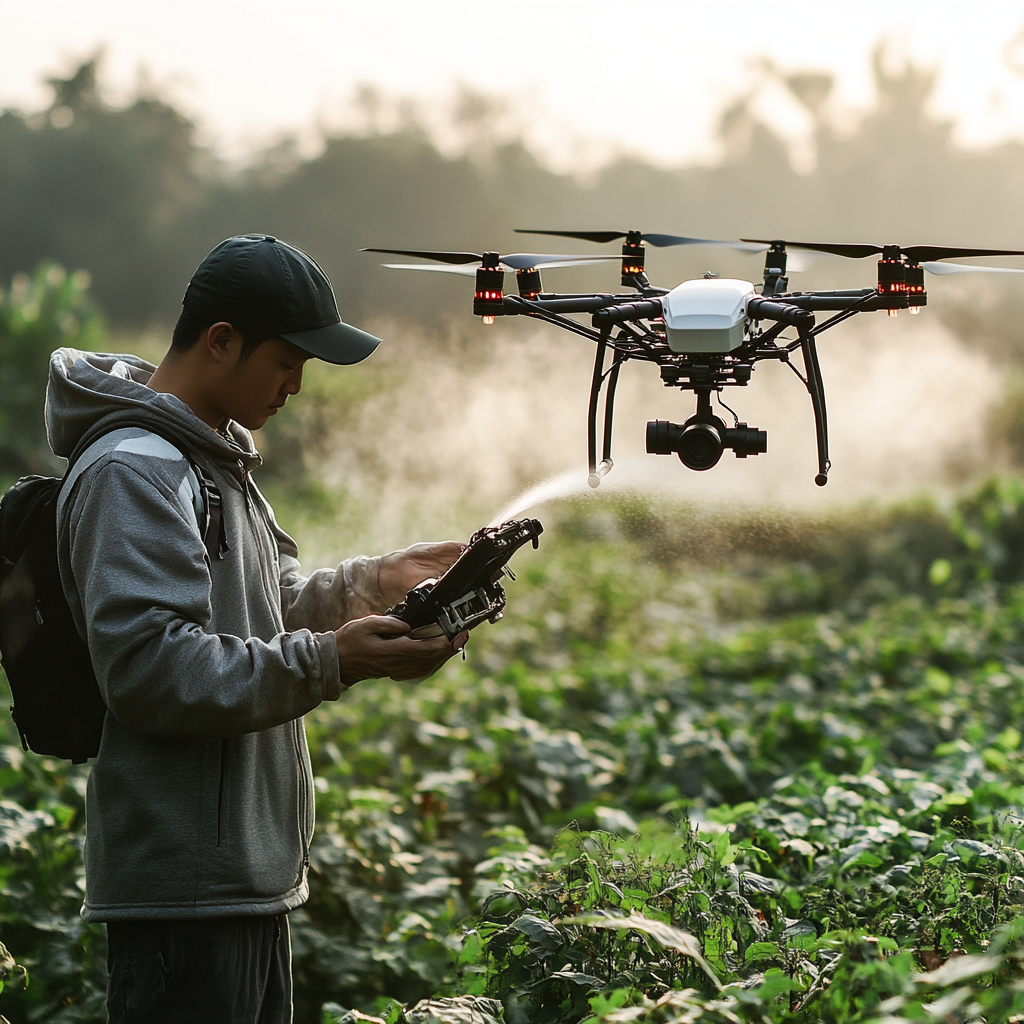 드론 기반 작물 생장 데이터 시각화 방법