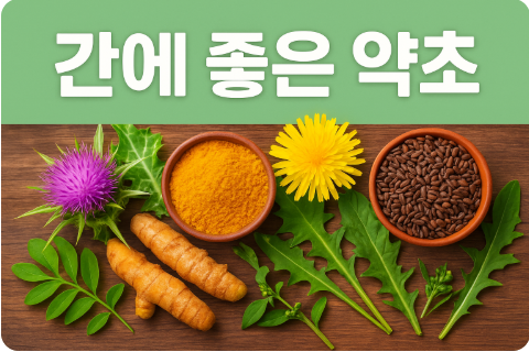 간에 좋은 약초