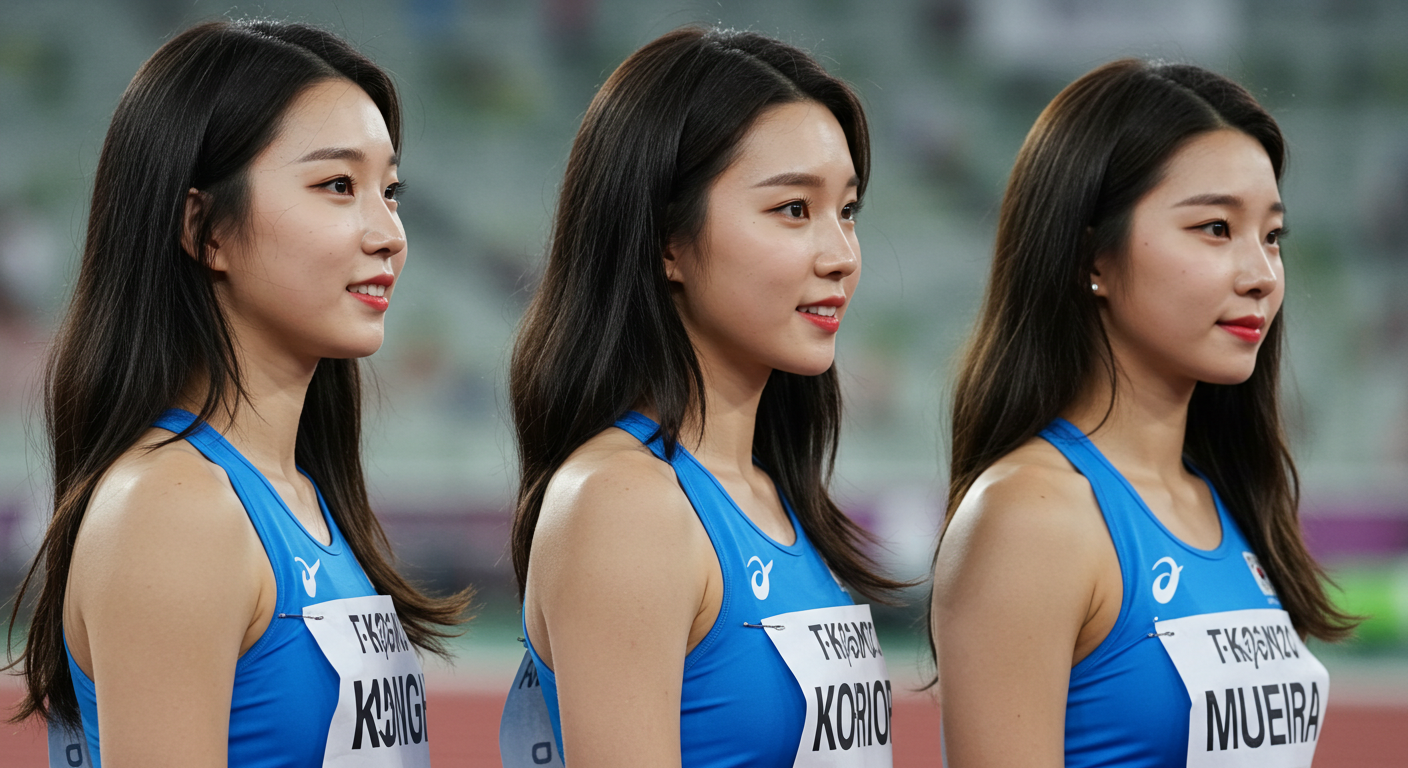 올림픽에 참여한 여자선수들