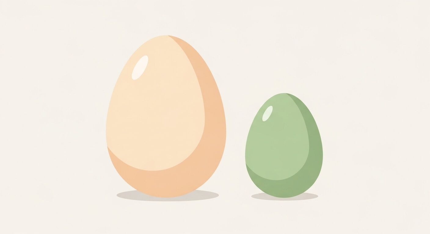 거위알과 오리알