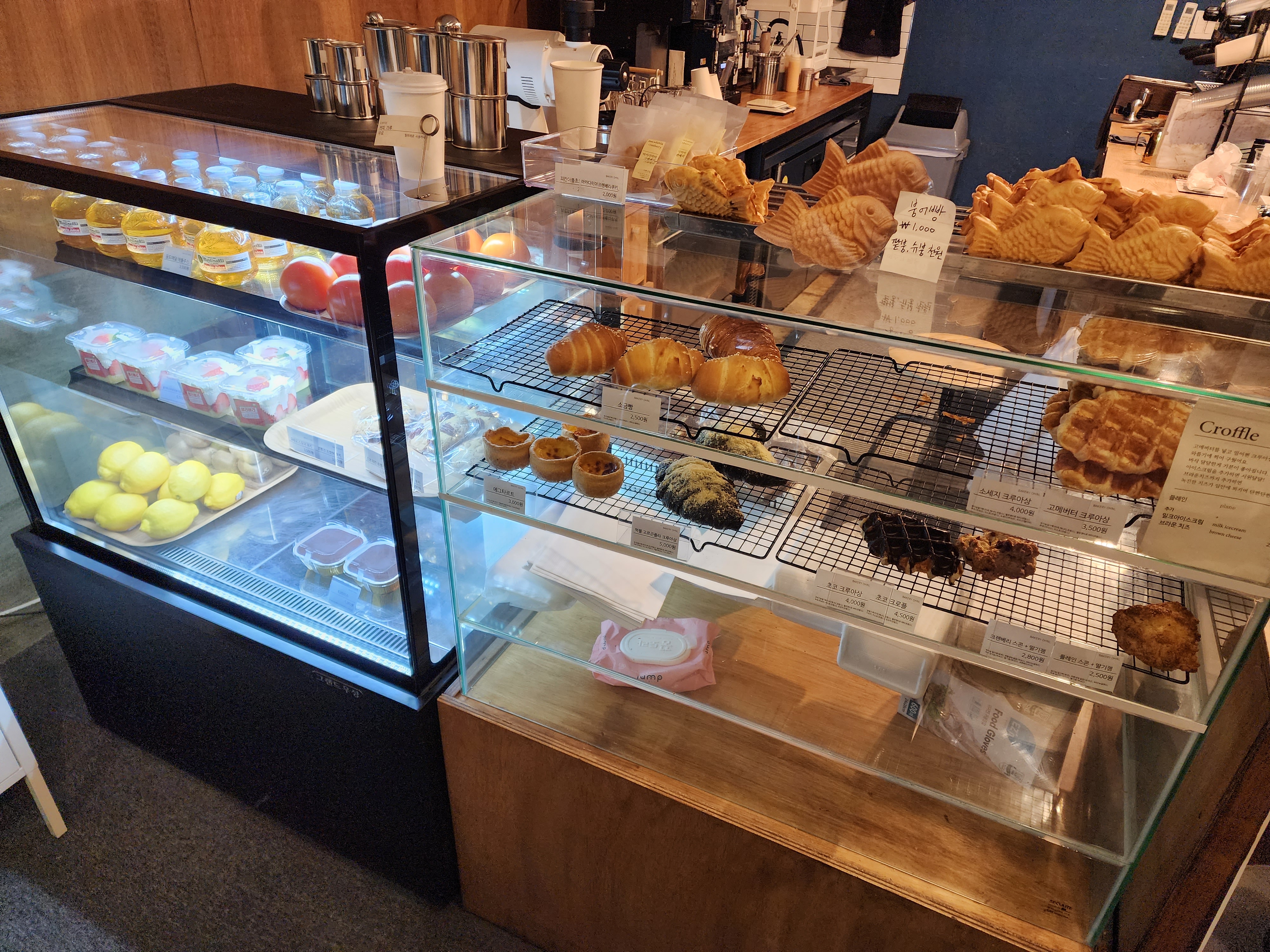 카페 오늘 카운터