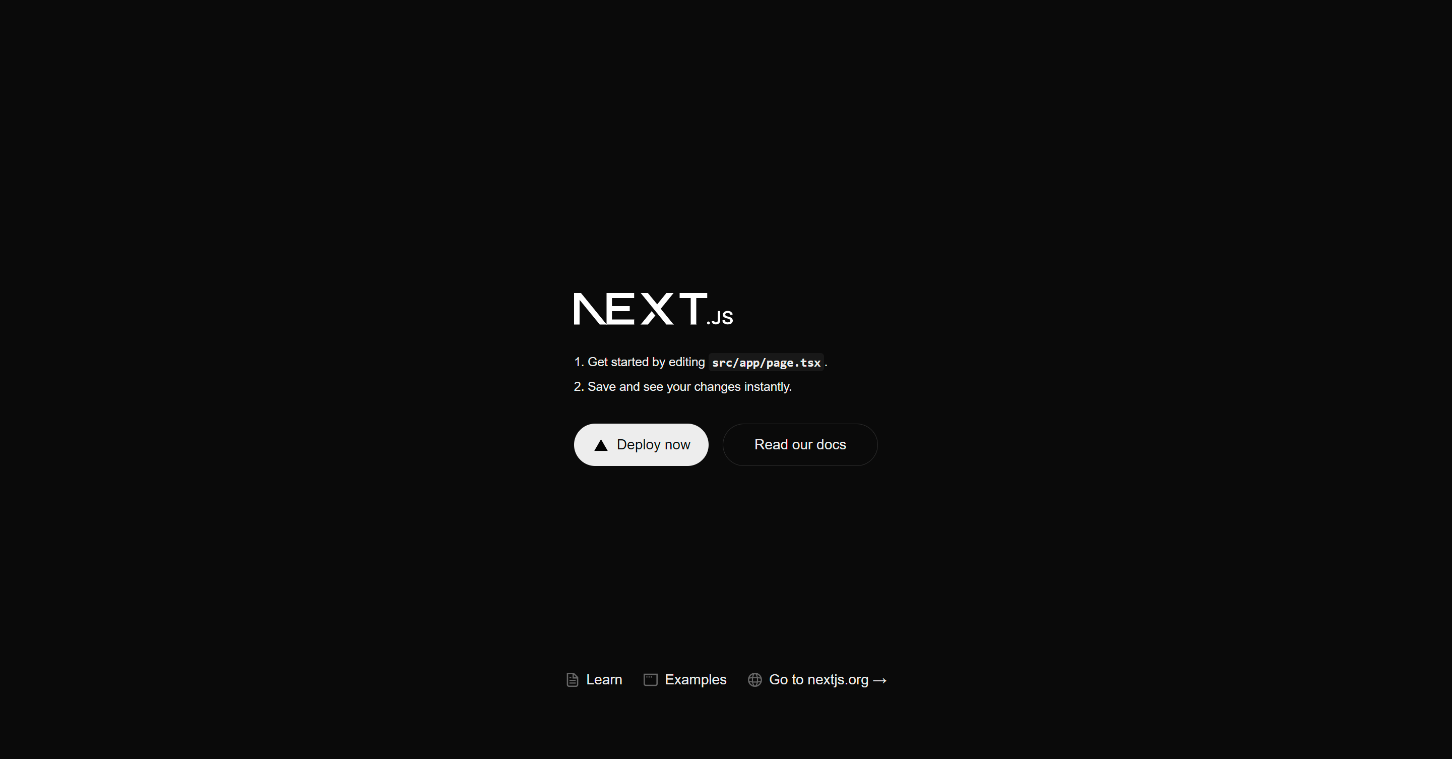 Next.js Welcome