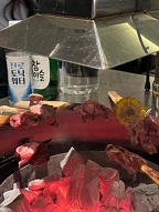 숯불꼬치구이-옥수수-고기