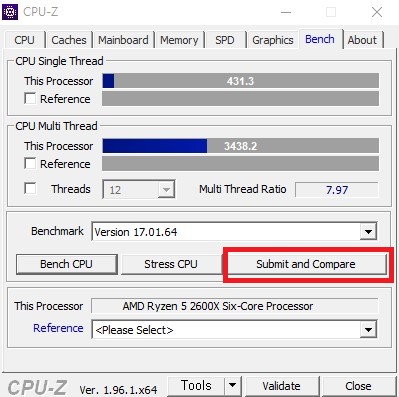 CPU-Z 벤치마크 제출법