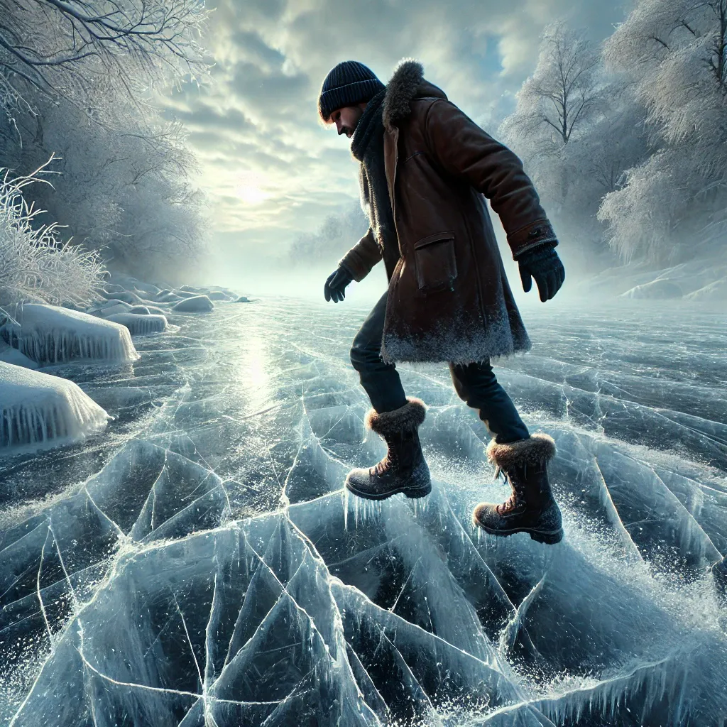 얇은 얼음 위를 걷는 꿈