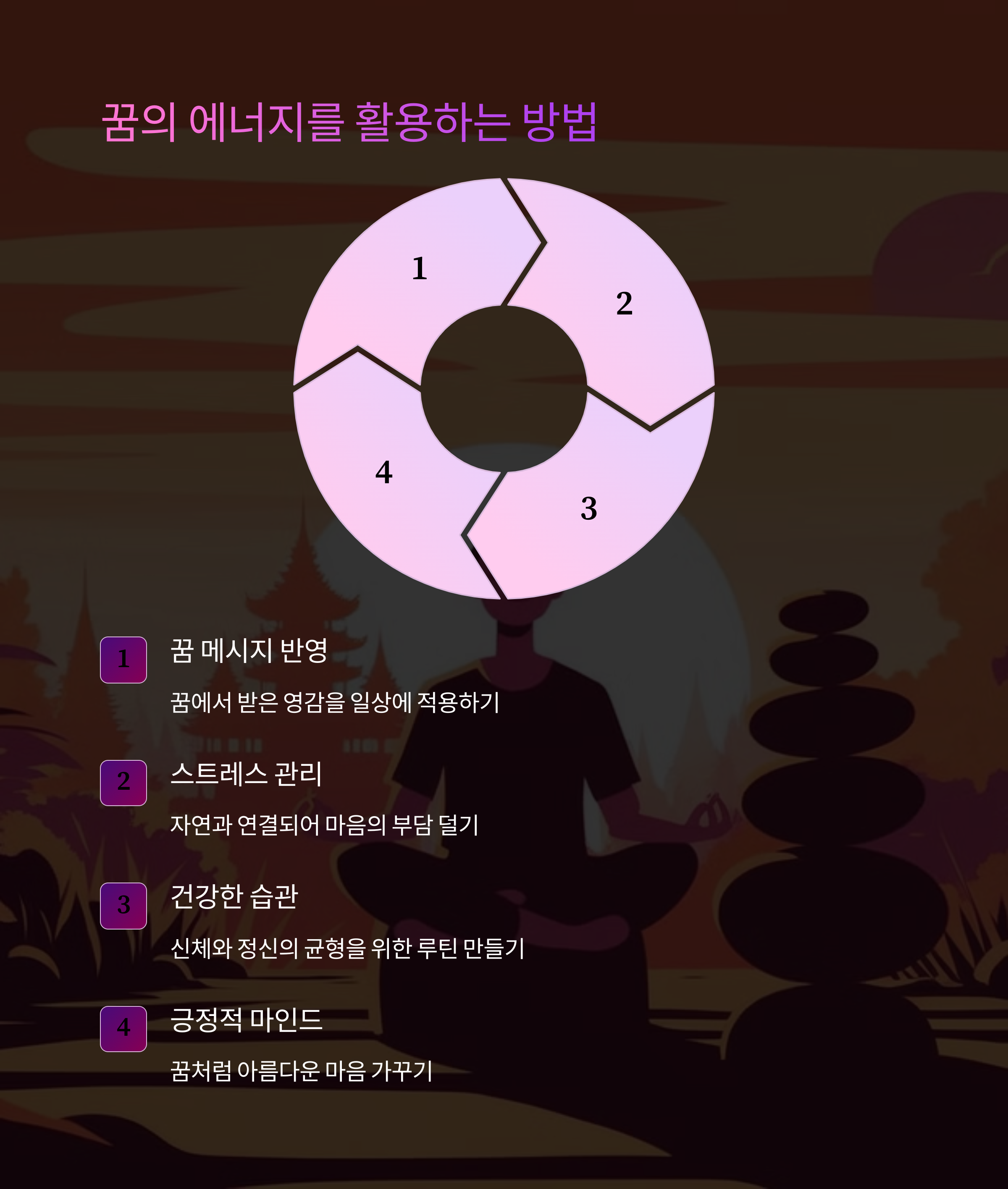 아름다운 정원에서 걷는 꿈