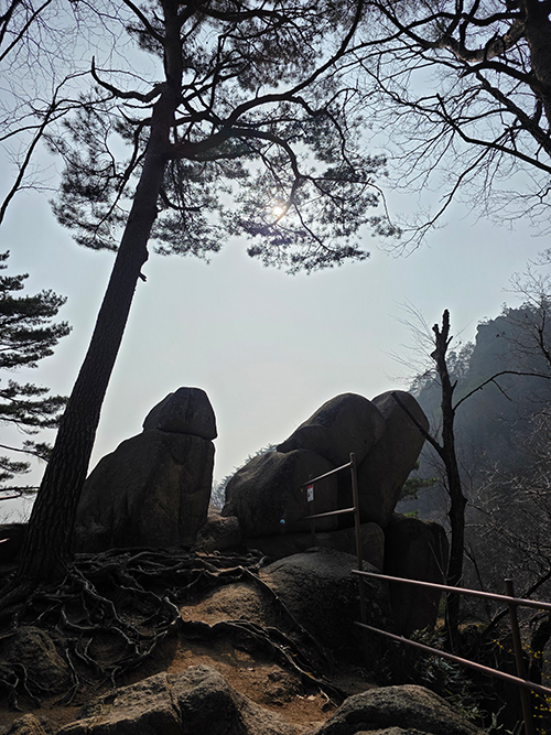 속리산 문장대 최단코스 등산