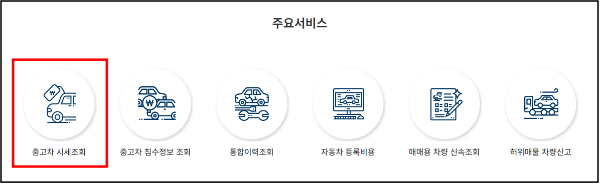 국산 외제 중고차 시세 조회