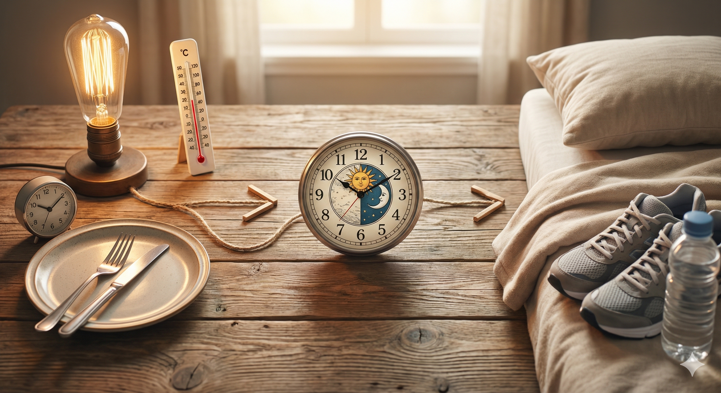 조명, 식사시간, 체온 관리로 바꾸는 하루의 리듬