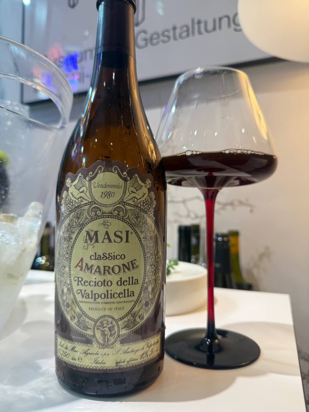 ๋ง์ ์๋ง๋ก๋ค ๋ ์น์คํ ๋ธ๋ผ ๋ฐํด๋ฆฌ์ฒผ๋ผ 1980๏ฝMasi Classico Amarone Recioto della Valpolicella 1980, Veneto, Italy