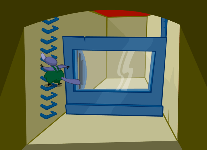 오리너구리의-모험-플래시게임-플레이-오리너구리가-계단을-타고-올라가는-화면