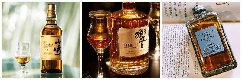 야마자키 12년, 히비키 하모니, 니카 프롬 더 배럴 사진