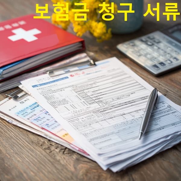 입원 보험금 청구에 필요한 서류 이미지