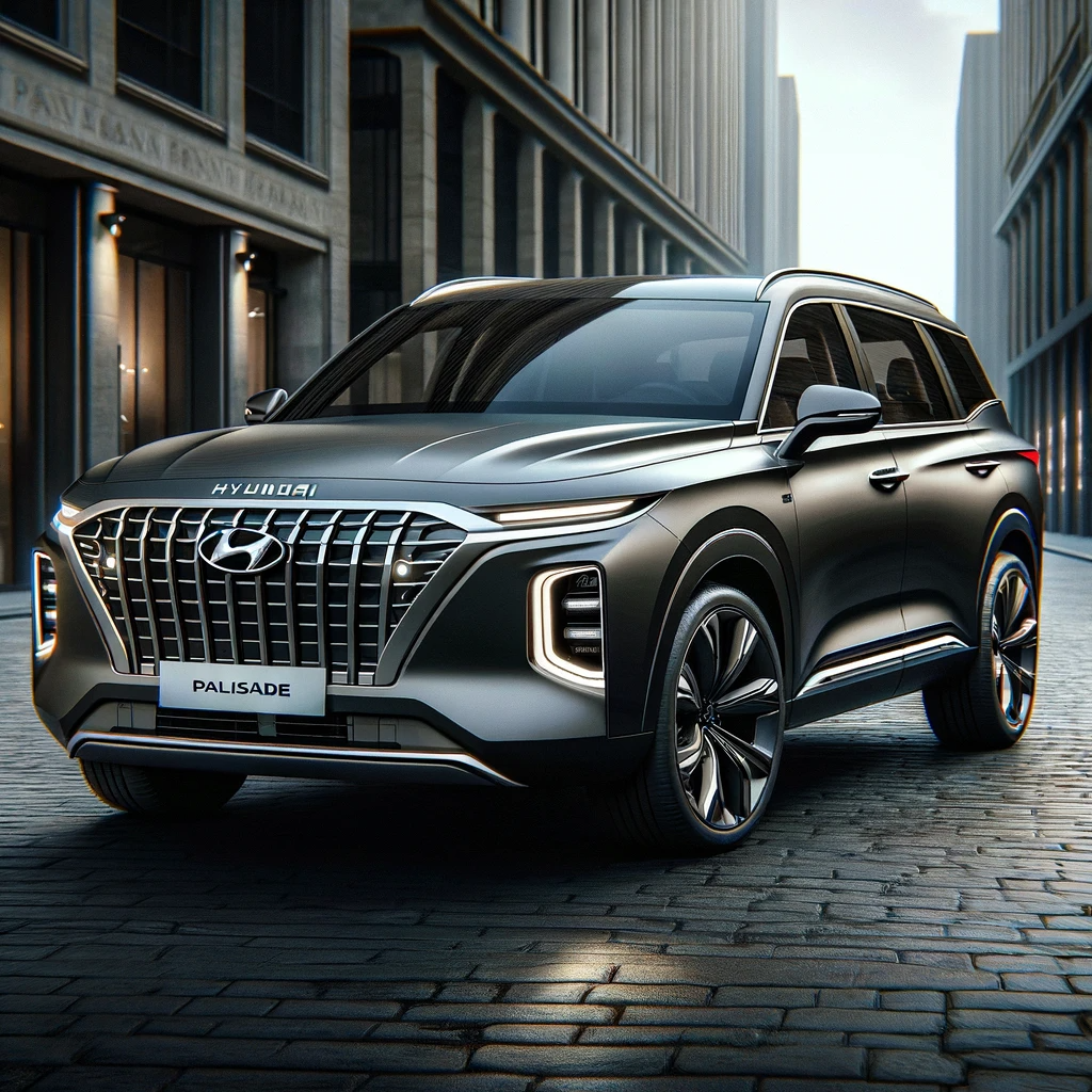 현대 팰리세이드를 바탕으로 한 현대적이고 세련된 디자인