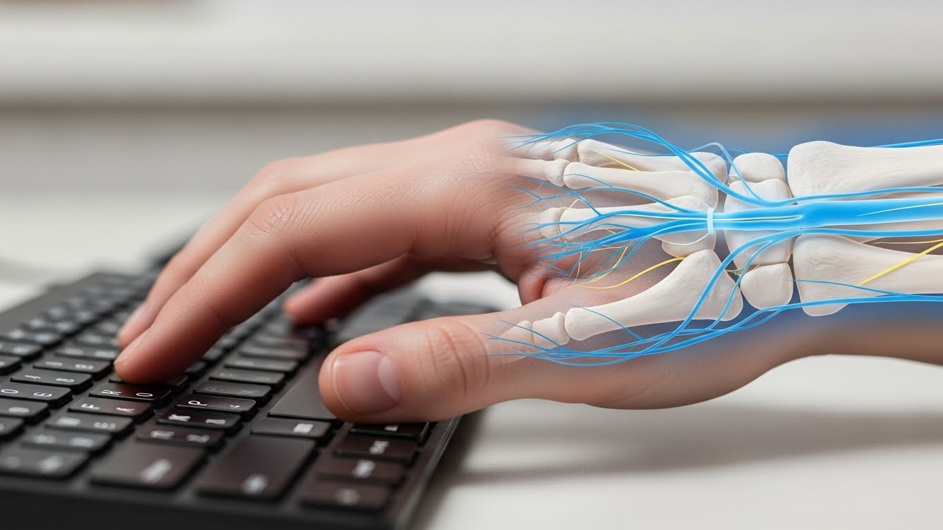 손목터널증후군 원인, 손목 통증