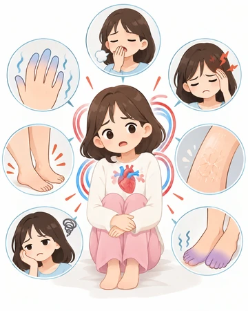 혈액순환 저하로 나타날 수 있는 신체 변화14