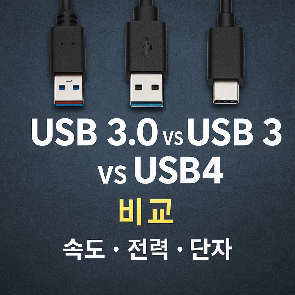 USB4(Thunderbolt) vs USB 3.1 vs USB 3.0
