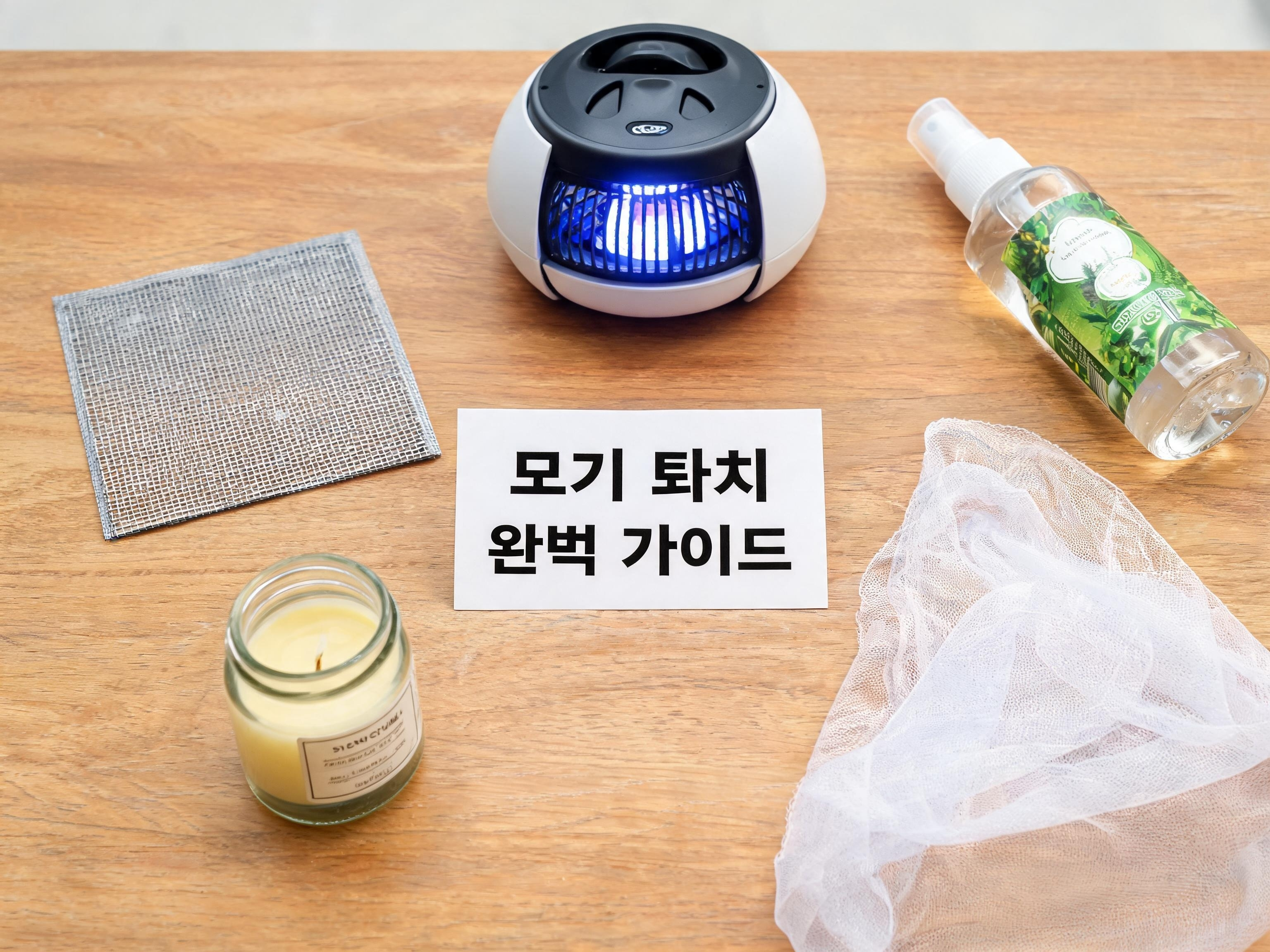 여름철 모기 완전 퇴치를 위한 방충망 점검과 모기 트랩 설치 모습, 3개월간 검증한 확실한 방법들