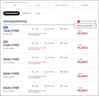 알뜰폰 요금제 비교 허브 가입방법_12