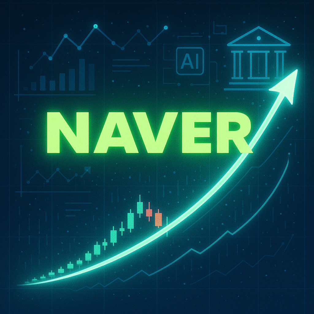 네이버 목표 주가 2025년